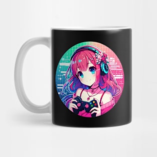 Gamer girl neon Tokyo Mug